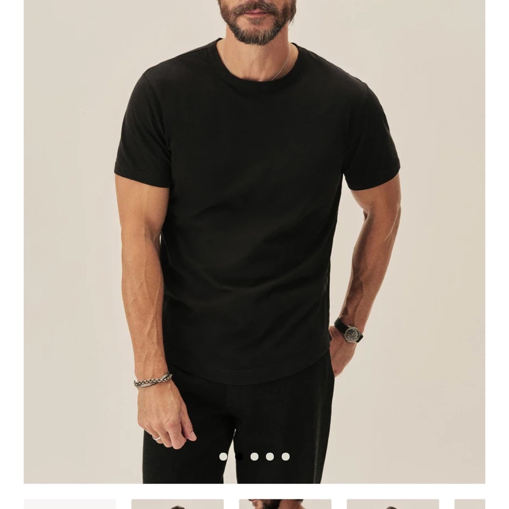Buck Mason PIMA CURVED HEM TEE
